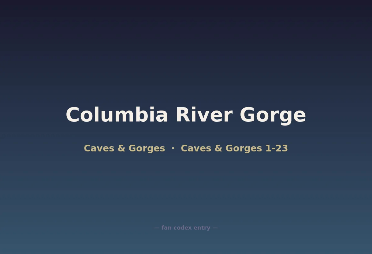 Columbia River Gorge
